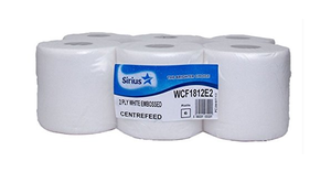 Sirius Professional Centrefeed Rolls, 2-Ply, White, 130 mm x 175 mm