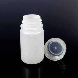Biologix HDPE Plastic Wide-Mouth Reagent Bottle, Autoclavable with screw cap