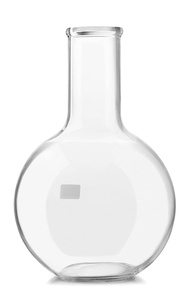 Boro. 3.3 glass Flat bottom flask, narrow neck