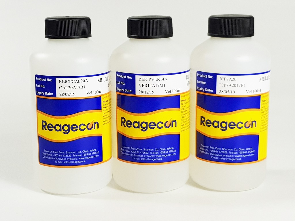 Reagecon ICP, ICP-MS Multi Element Tuning Standard (10 Elements, 10 µg/mL Each)