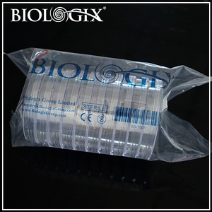 Biologix Petri Dishes with vented lid, Sterile, for Microbiology
