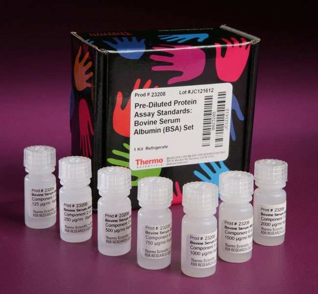 Thermo Scientific™ Pierce™ Bovine Serum Albumin Standard Pre-Diluted Set, 7 x 3.5 mL