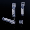 Biologix Polypropylene Self-Standing Vials assembled with clear caps, Sterile