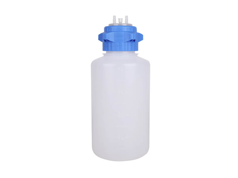 Heavy Duty PP Waste Bottle, 4000 ML W/ Overflow Protection, Autoclavable
