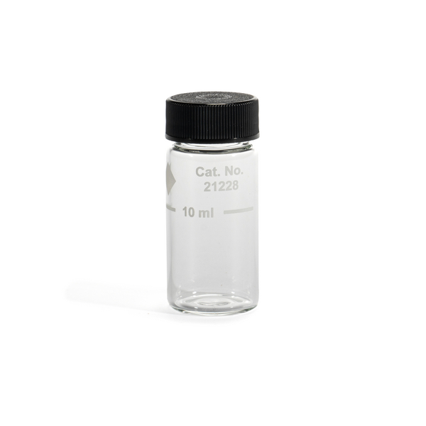 Hach Sample cell, 1 inch round Glass, 10mL with cap