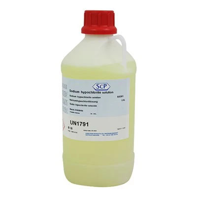 SCP Sodium hypochlorite (14% Cl₂) in aqueous solution