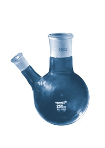 VWR® Round Bottom Flask, with Two Necks and Standard Ground Joints
