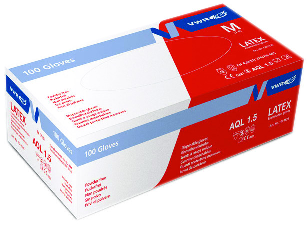 VWR®, Latex Gloves, Powder-free