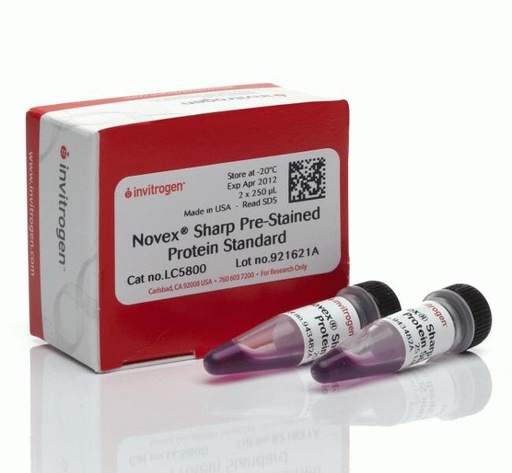 [LC5800] Invitrogen™ Novex™ Sharp Pre-stained Protein Standard, 2 x 250 µL