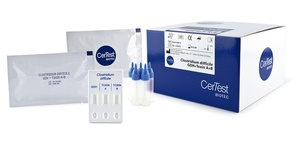 CerTest Clostridium difficile GDH+Toxin A+B one step combo card test kit with stool vials