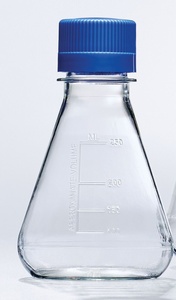 Nalgene™ Single-Use PETG Erlenmeyer Flasks with Solid Non-vented cap, Sterile