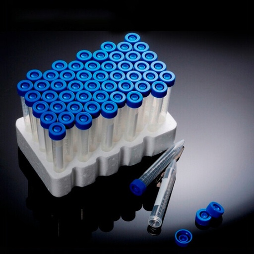 [10-0151] Biologix centrifuge tubes, conical bottom, Sterile  (Plugged-Seal Cap, 15 mL, Racked, 25/Pk)