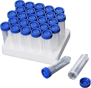 Biologix Sterile centrifuge tubes, conical bottom, flat-top cap