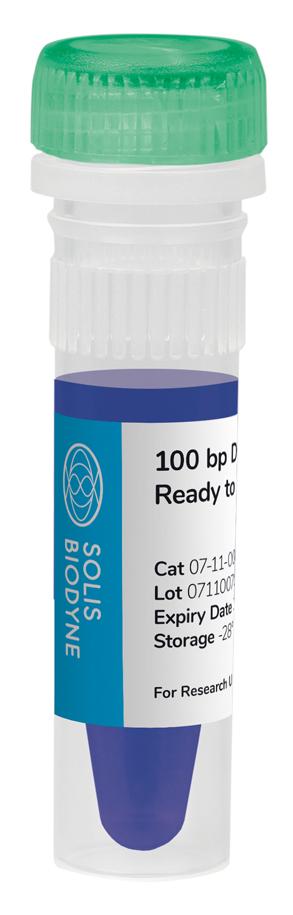 Solis BioDyne 100 bp DNA Ladder Ready to Load