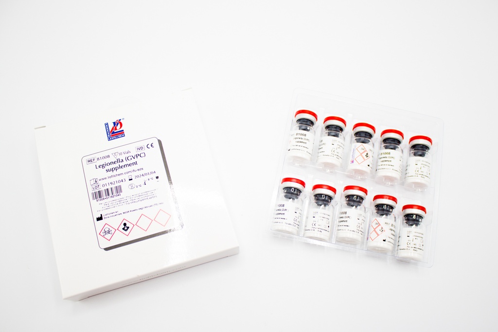 Liofilchem® Legionella (GVPC) supplement, 10 vials 