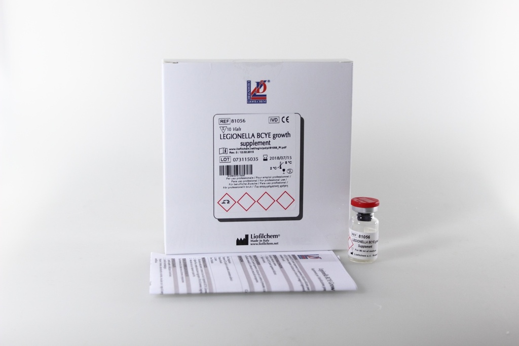 Liofilchem® Legionella (BCYE) Growth supplement, 10 vials