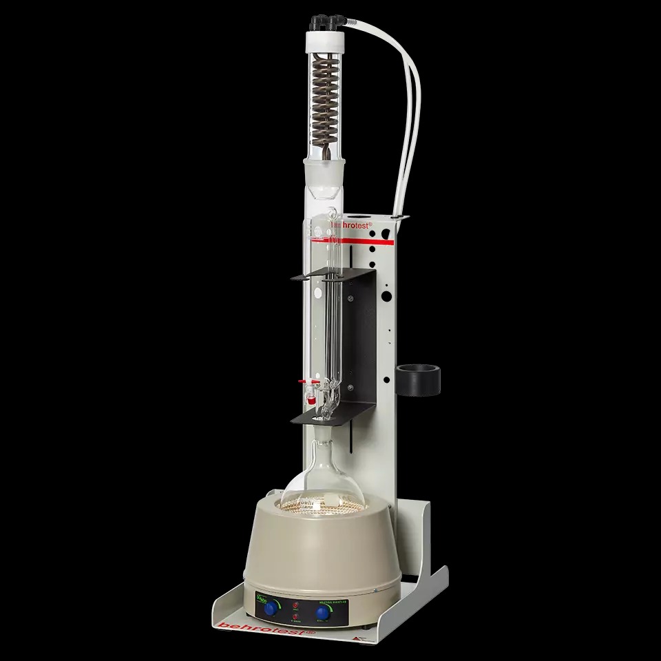 BEHR Behrotest® KEX 1000 F/TK Complete Soxhlet Extraction System (1000 mL Extractor with 2000 mL Round Flask and Titanium Condenser) 