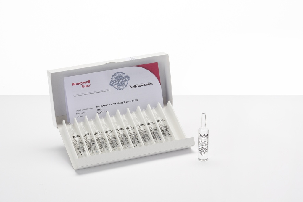 Fluka™ HYDRANAL™ - CRM Water Standard 10.0 (10 x 8 mL) 