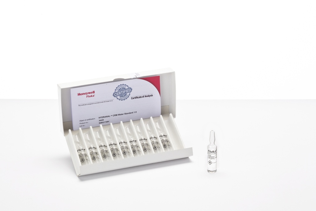Fluka™ HYDRANAL™ - CRM Water Standard 1.0 (10 x 4 mL) 