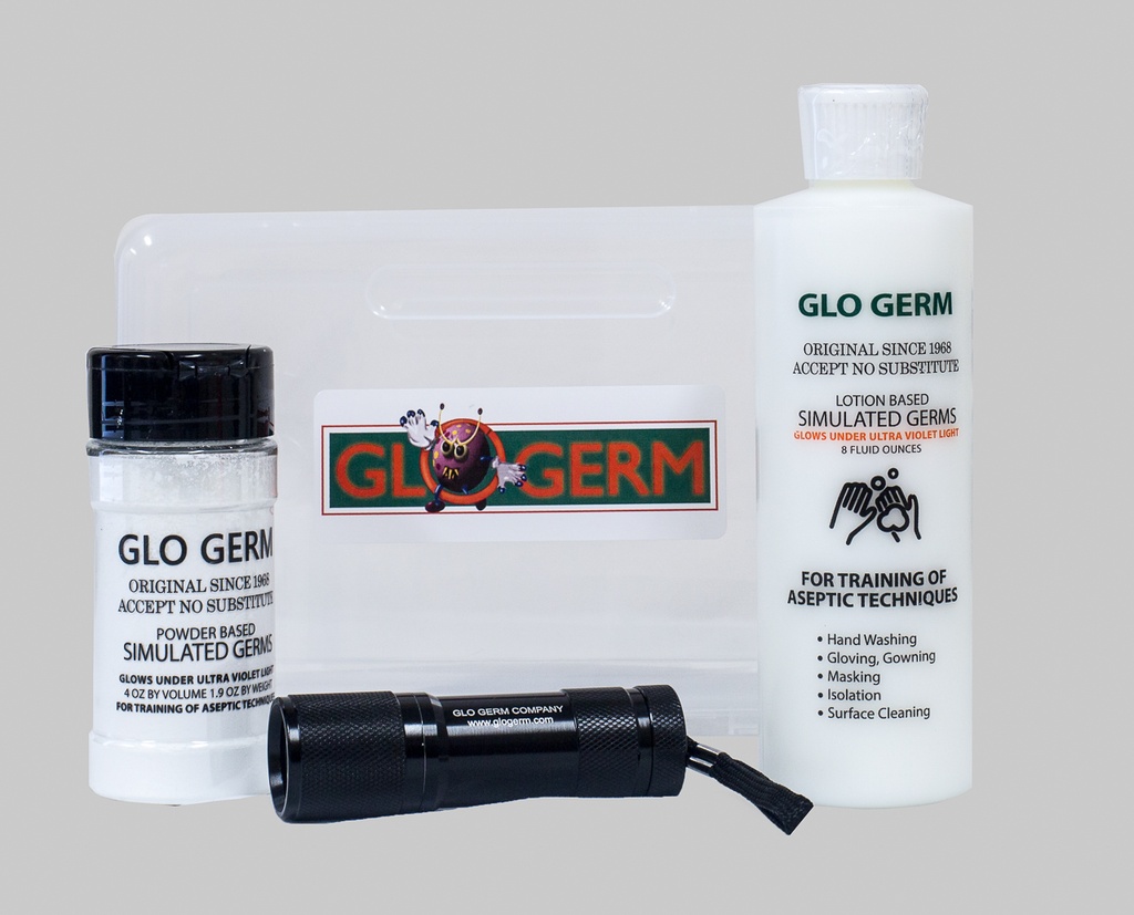 Glo Germ™ Kit with LED UV Flashlight 
