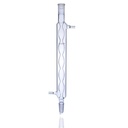 Borosilicate Glass 3.3 Allihn Condenser, Bulbed Inner Tube, Standard Ground Joint