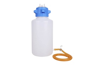 Heavy Duty PP Waste Bottle, 4000 ML W/ Overflow Protection, Autoclavable