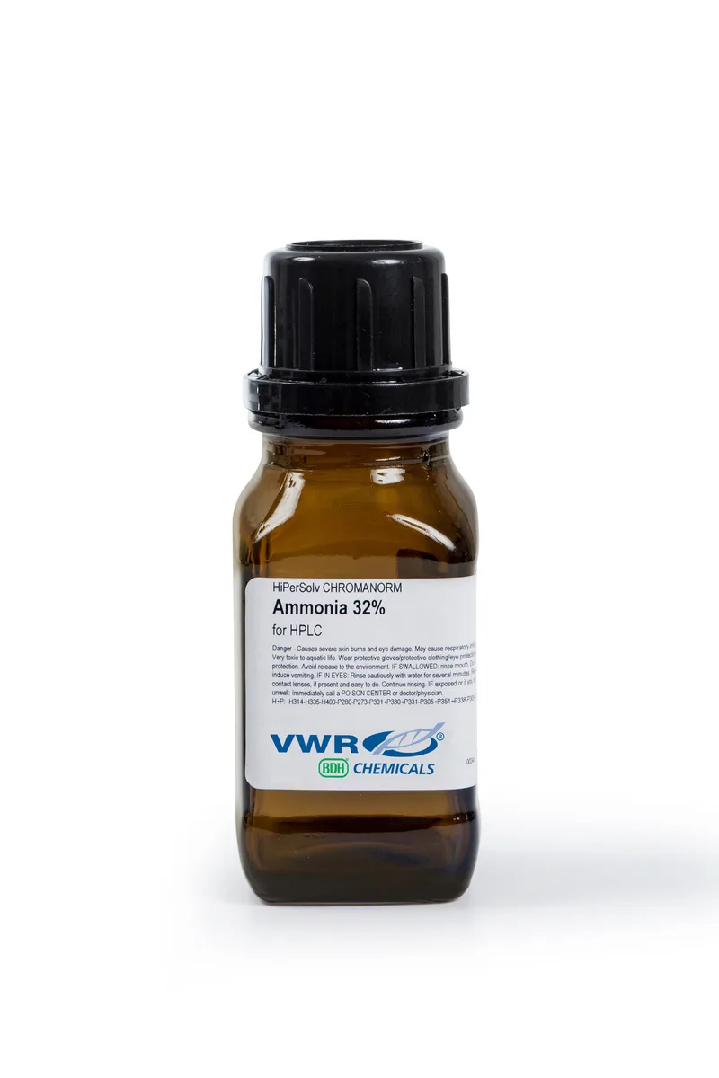 VWR® Ammonia Solution 32%, HiPerSolv CHROMANORM® for HPLC, Glass bottle, 100 mL