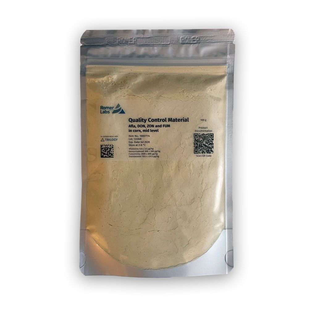 Romer Labs Afla, DON, ZON and FUM in Corn, Mid Level QCM, 100g 