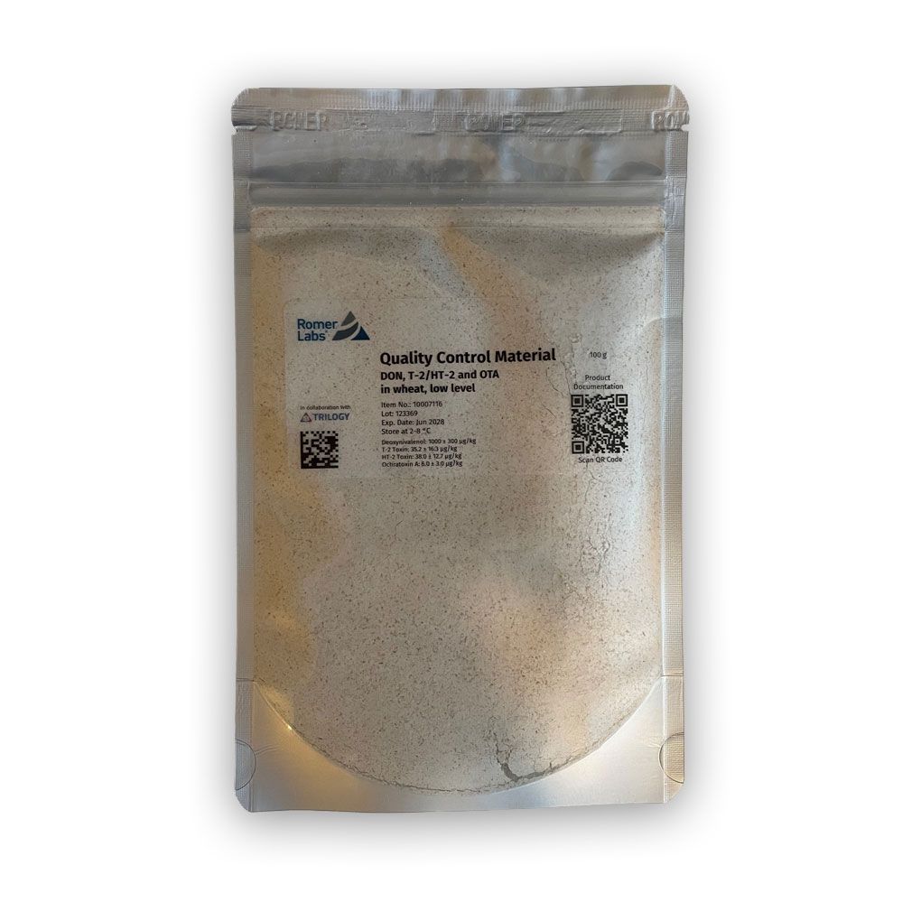 Romer Labs DON, T-2/HT-2 and OTA in Wheat, Low Level QCM, 100g
