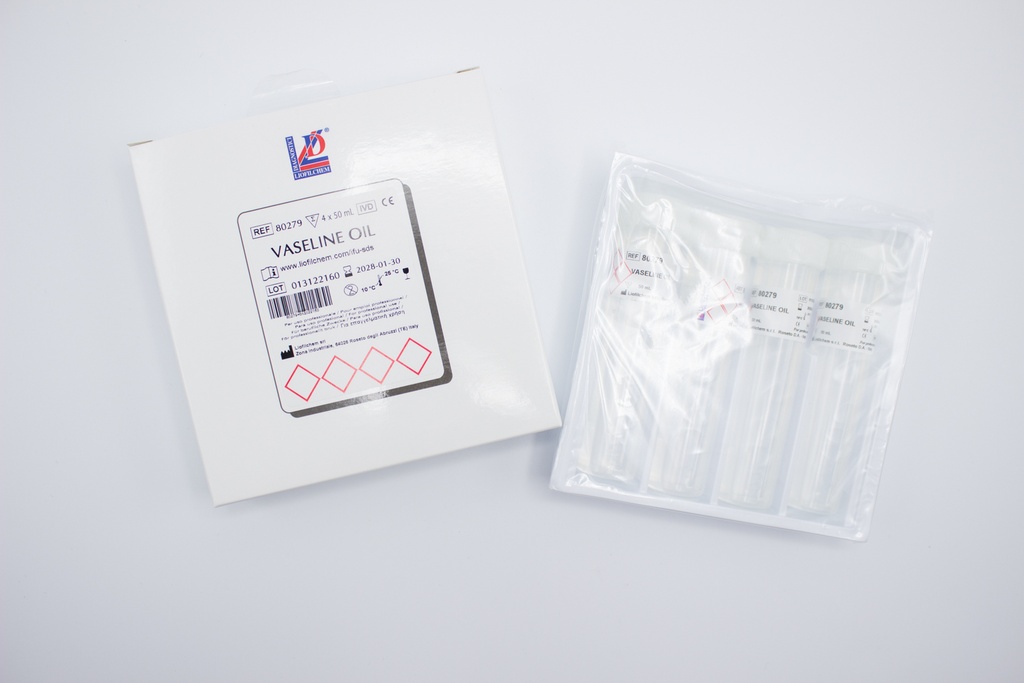 Liofilchem® Vaseline Oil For Microbiological Use, 4 X 50 mL