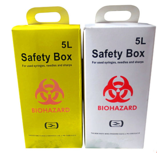 Disposable paper Sharps Box 5L