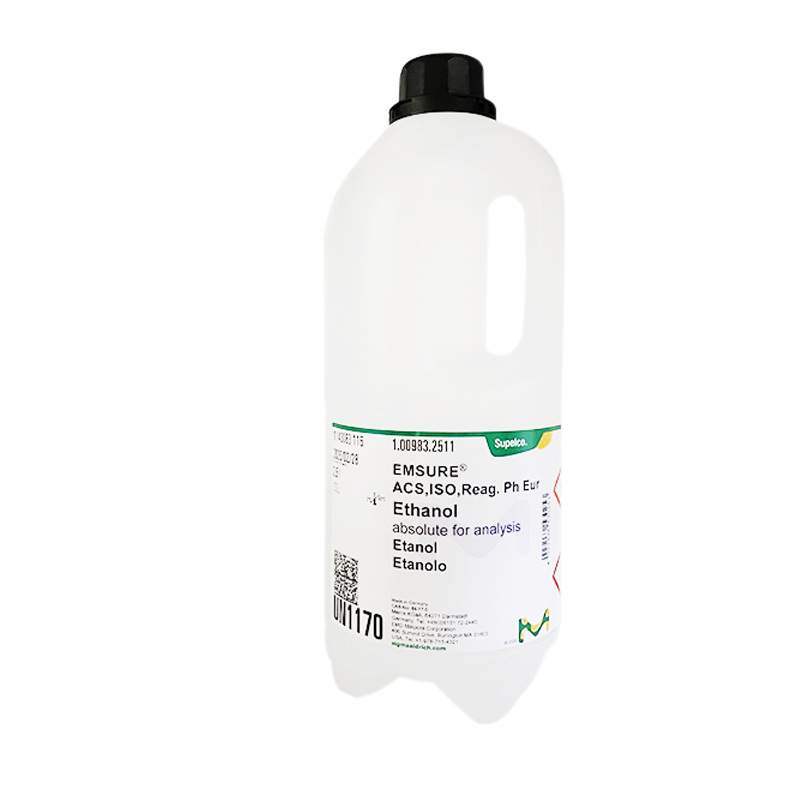[1009832511] Merck Ethanol Absolute For Analysis Emsure® Acs, Iso, Reag. Ph Eur, 2.5L