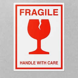 Fragile   Handle With Care safety handling label