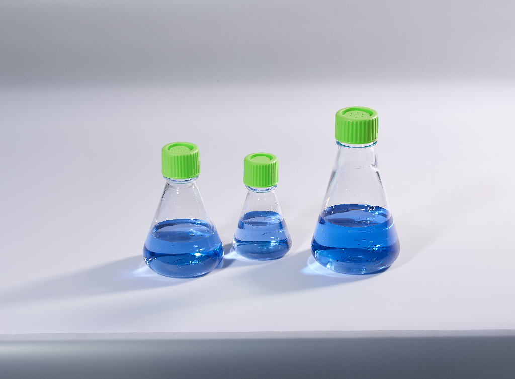 Biologix® Erlenmeyer Shake Flask, Polycarbonate, Sterile, DNase, RNase & pyrogen-free