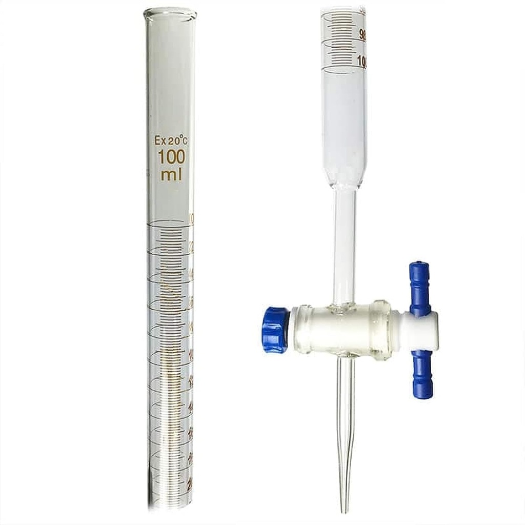Boro 3.3 Glass Burette with PTFE Straight Stopcock, Class A