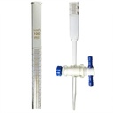 Boro 3.3 Glass Burette with PTFE Straight Stopcock, Class A