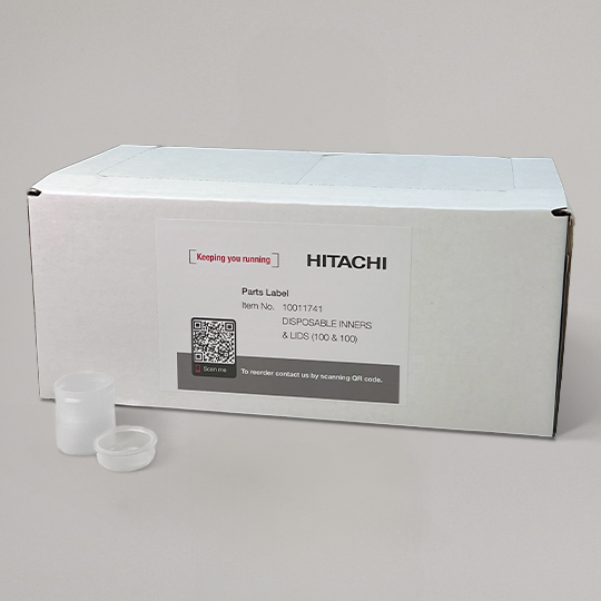 Hitachi Disposable Inners and Lids for use with XRF sample cups