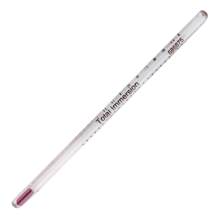 VWR Dry block/incubator liquid-in-glass thermometer, red spirit filled