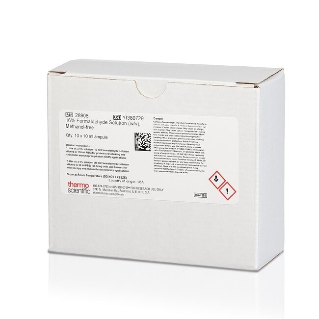 Thermo Scientific™ Pierce™ 16% Formaldehyde (w/v), Methanol-free