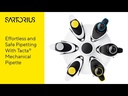 Sartorius Tacta® Single-Channel Mechanical microPipette, Adjustable Volume  