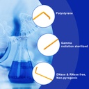 Biologix® Cell Spreaders, L-shape, Orange, Case of 500