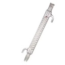 Borosilicate Glass 3.3 Coil Condenser, Coiled Inner Tube, Standard Ground Joint