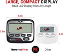 ThermoPro TM-01 Digital Laboratory timer with countdown function