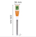 AZ Digital Long probe pH/Temperature Pen, IP65 Waterproof pH Meter