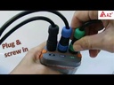 Az Portable Handheld Water Quality Meter Combo W/ Electrodes - pH/EC/SALT/TDS/D.O