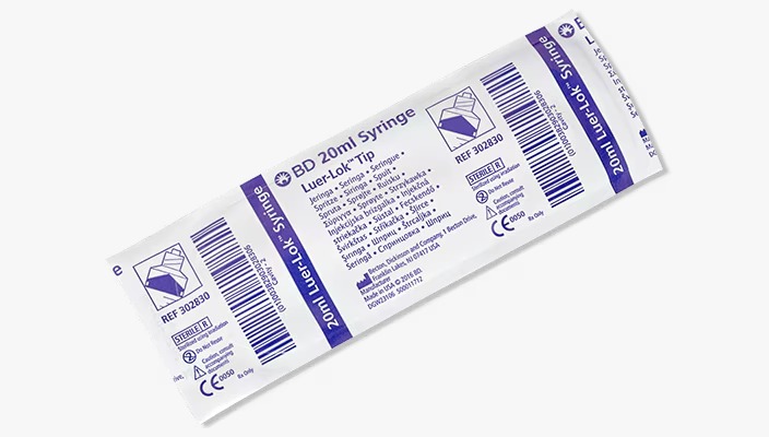 BD Luer-Lok™ Syringe, 20 mL