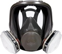 3M Full Face Mask Respirator With a pair of Cartridge