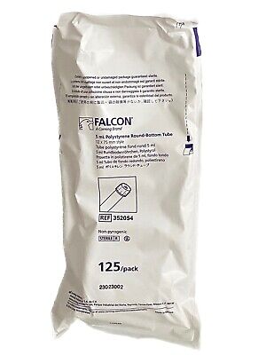 Corning Falcon® FACS Tubes with snap caps, Sterile, 5mL, 12 x 75 mm