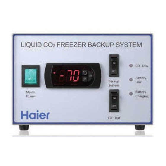 Haier Biomedical Liquid CO2 Backup System