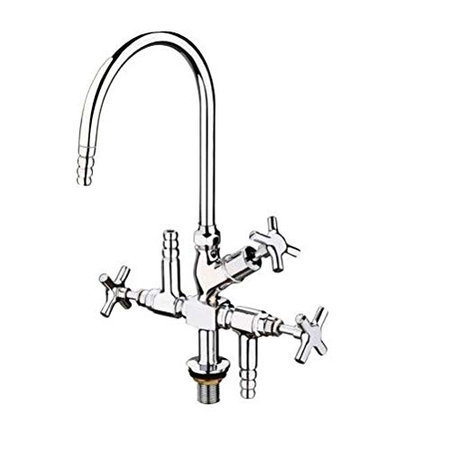 3-in-1 Chrome Plated Brass Laboratory 3 Way Cock